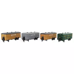 Coffret de 4 remorques position PARKING