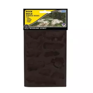 Moule souple pour rochers Woodland Scenics C1231 - Toutes échelles