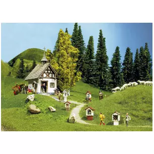 Chapelle avec calvaires