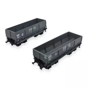 Set 2 wagons trémies "Sidelor" Ls Models 31101 - HO 1/87 - SNCF - EP III