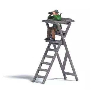 Chasseur sur mirador - HO 1/87 - Busch 7957