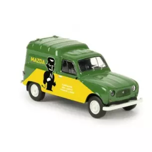 Fourgonnette Renault R4 "Mazda" - SAI 2445 BREKINA 14743 - HO : 1/87