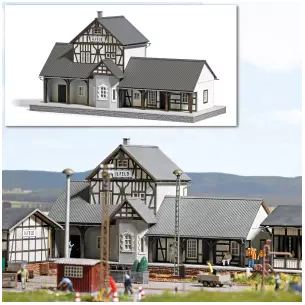 Gare d'Ilfeld BUSCH 1640 - HO 1/87 - 250x110x139mm