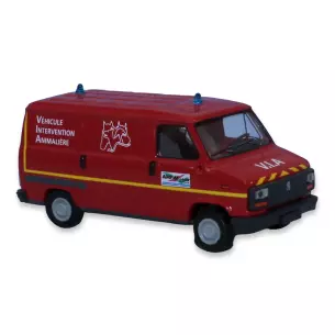 Véhicule d'intervention animalière Brekina 7177 - HO : 1/87 - Peugeot J5 - Pompiers