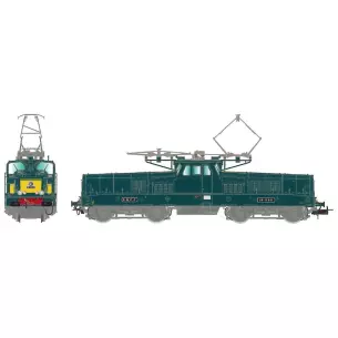 Electric Locomotive BB 13041 green with yellow faces