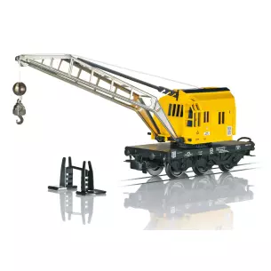 Wagon-Grue rotatif jaune MARKLIN START UP 4671 - HO 1/87 - Ep IV/V