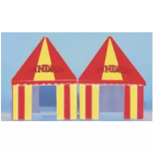 2 tentes d'accueil du cirque Pinder
