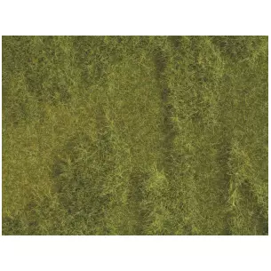 lot de 2 Tapis "prairie luxuriante" Natur+ NOCH 07470 - HO 1/87 - 250 x 250 mm