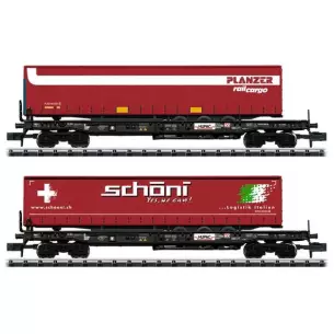Set of 2 container cars