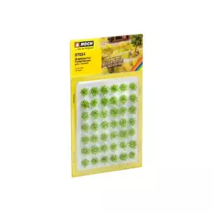 Lot 42 touffes d'herbes vertes "plantes agricoles"  6mm NOCH - 07034 HO 1/87
