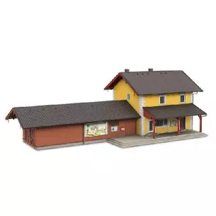 Gare de Fügen - Bâtiment voyageur LILIPUT 937007 - HO 1/87