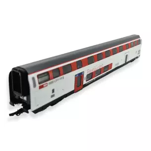 Voiture-restaurant à deux niveaux des CFF - Roco 74497 - HO 1/87