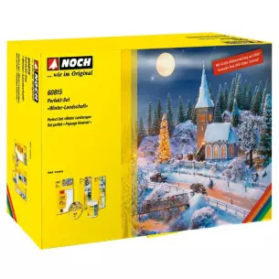 Coffret "Perfect-Set" - Thème Paysage d'Hiver NOCH 60815 - Toutes échelles