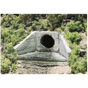 Ponceau "béton" en plâtre - WOODLAND SCENICS C1262 - HO 1/87