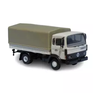 Camion Renault JN 90 bâché blanc et beige SAI 3641 BREKINA 34851 - HO 1 :87