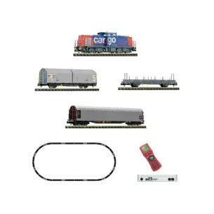 Coffret de départ marchandises Fleischmann 931903 - N 1/160 - CFF Cargo - Digital sound