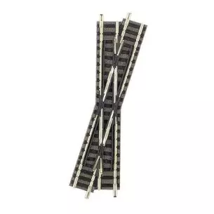 Croisement à droite Fleischmann 9163 cœur plastique code 80 - N 1/160