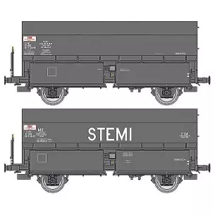 Coffret de 2 wagons coke MH45 "STEMI / SGMF"