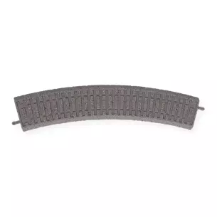 Rail courbe avec ballast Piko 55462/41 - HO 1/87 - A-Track - rayon R2 422 mm