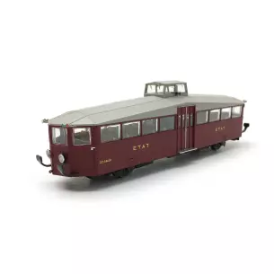 Autorail diesel ZZ 24602 livrée rouge ex-ETAT