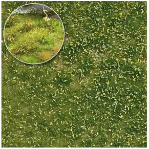 Tapis de décor Touffes de mauvaises herbes, fibres de 4 mm