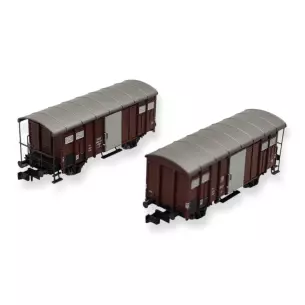 Deux wagons de marchandises K3 Gms 