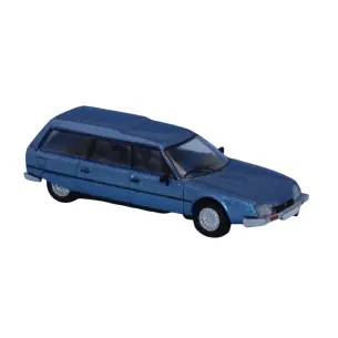 Voiture Citroën CX livrée bleue SAI 2492 - HO : 1/87 - EP IV - Berline / Break