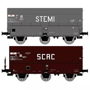 Coffret de 2 wagons coke MH45 "SCRC / STEMI"
