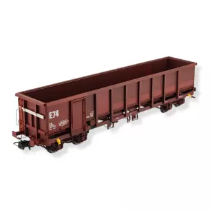 Wagon tombereau FAS Bicolore "E74" REE MODELES WBSE017 - SNCF - HO 1/87
