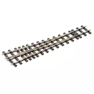 Straight radius switch, 8°, code 200, electrofrog, with polarized core, length 510 mm, radius 1524 mm