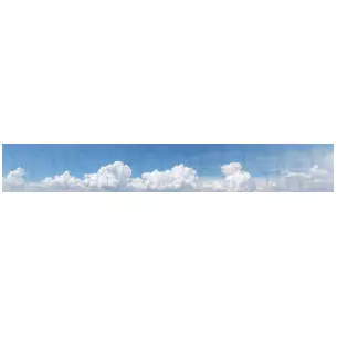Fond de décor : Ciel avec nuages à l'horizon