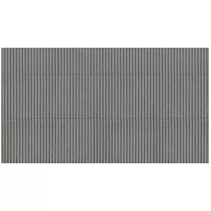 Corrugated roof in eternit