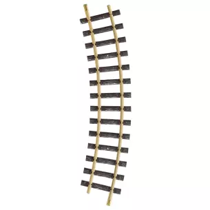 Curved track LGB 15000 - G : 1/22.5 - R2 30° - Code 332 - Spacing 45 mm