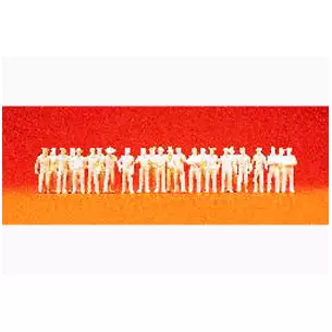 Uniformed characters 24 characters to paint