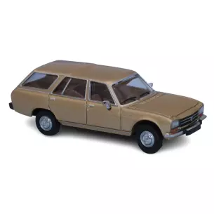 Voiture Peugeot 504 Break doré PCX 870351 SAI 2345 - HO 1/87