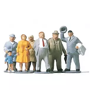 Lot de 6 figurines, des passants corpulents Merten 0272399 - N 1/160
