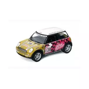 Voiture Mini Cooper "John Cooper Works" Or/Violet High Speed HF9166S - O 1/43