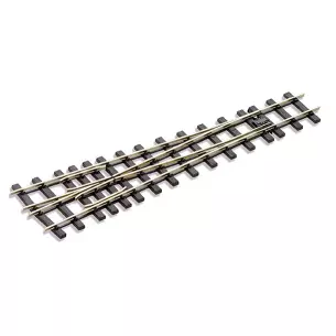 Aiguillage symétrique , 8° , code 200 , electrofrog , avec coeur polarisé , longueur 487 mm , rayon 2413 mm