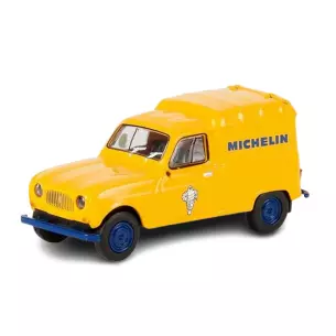 Fourgonnette Renault R4 "Michelin" jaune - SAI 2438 BREKINA 14732 - HO : 1/87