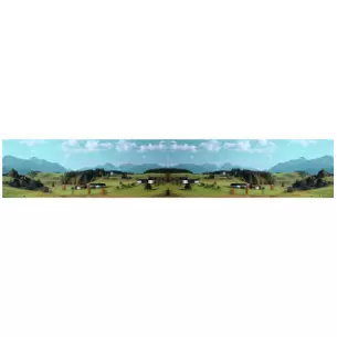 Country setting and hills