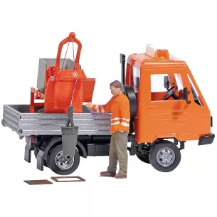 Multicar HAKO de nettoyage de canalisation/épurateur BUSCH 7880 HO 1/87
