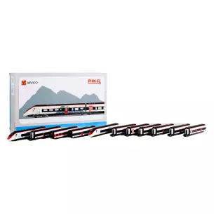 Set 11 éléments Train RABe 501 008 Giruno "Veneri 2020" - Piko 97230 - HO 1/87 - DCC