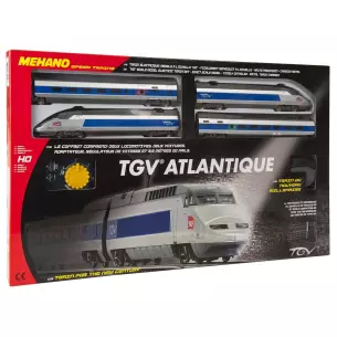 Set de départ TGV ATLANTIQUE Mehano T683 - HO : 1/87 - ovale de voie inclut