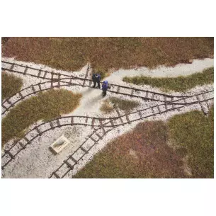 HOe track set in plastic - HO 1/87 - Auhagen 41701