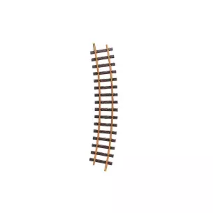 Curved track LGB 16000 - G : 1/22.5 - R3 22.5° - Code 332 - Spacing 45 mm