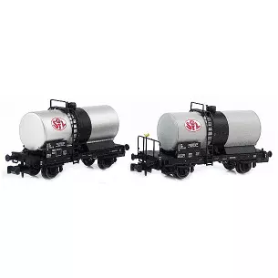 Set de 2 wagons citernes soudée OCEM 29 "SGTL"