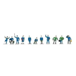 Lot de 24 personnages à peindre