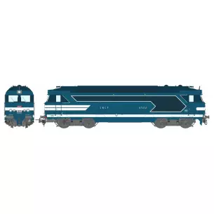 Locomotive Diesel BB67414 Bleue "Chalindrey" REE MODELES MB166 - SNCF - HO 1/87