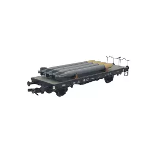 Wagon plat Liliput L235284 type Omm (Linz) - HO 1/87 - DRB - EP II