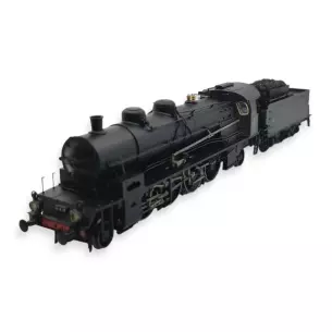 Locomotive à vapeur 2-141 A - REE MODELES MB156SAC - SNCF - HO 1/87